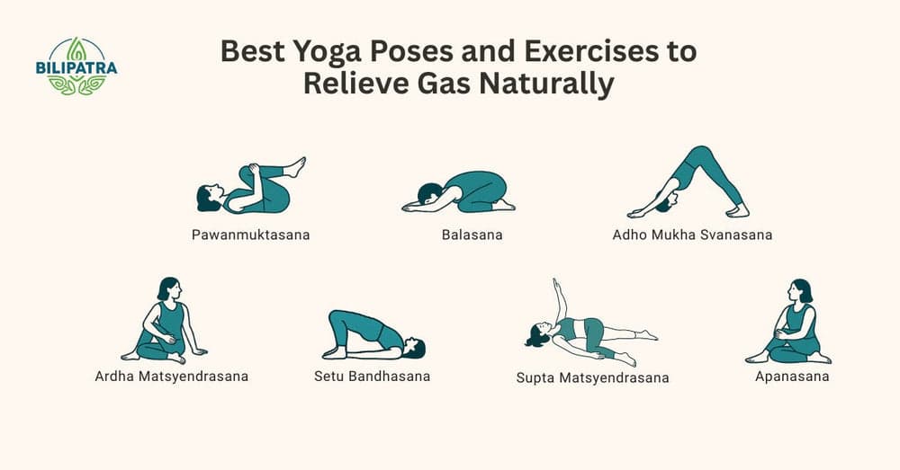 7 Best Yoga Poses and Exercises to Relieve Gas Naturally