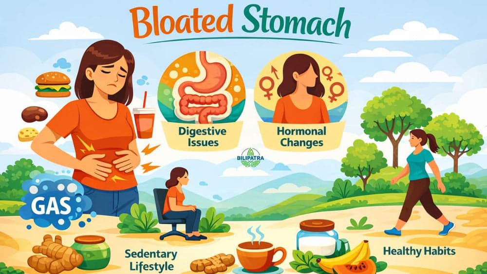Bloated Stomach: Causes, Symptoms, Relief & Prevention