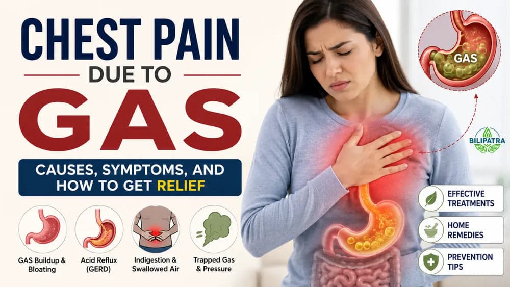 Chest Pain Due to Gas: Causes, Symptoms, and How to Get Relief