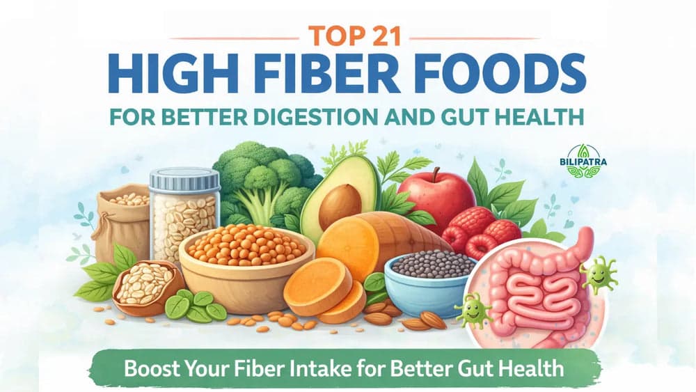 Top 21 High Fiber Foods for Better Digestion and Gut Health