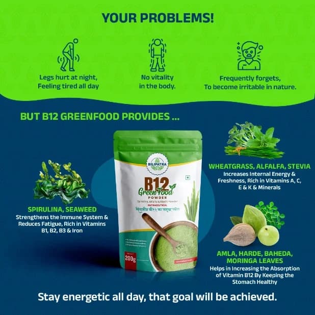 B12 GreenFood Powder thumbnail 4