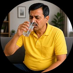 Common sign of high blood sugar: Excessive Thirst